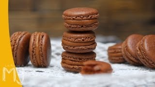 MACARONS DE CHOCOLATE A LA NARANJA  Todos los trucos y secretos [upl. by Tare]