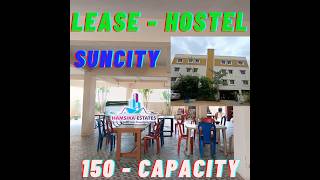 Less Rental Hostel Lease in Hyderabad  Sale Hostel Lease in Suncity  Hostel For Sales in Hyderabad [upl. by Domel728]