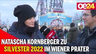 Natascha Kornberger zu Silvester 2022 im Wiener Prater [upl. by Azenav]