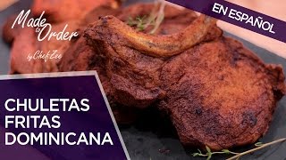 Chuletas Fritas Dominicanas  Recetas Dominicanas  A La Orden  Chef Zee Cooks [upl. by Sielen]