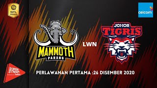 STL 2020  PAHANG MAMMOTH V JOHOR TIGRIS  SuperSpeedsAtHome [upl. by Fionnula]