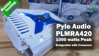 How Does the Pyle PLMRA420 amp PLMRA430bt Marine amplifier Work [upl. by Sweet]