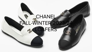 CHANEL FALLWINTER COLLECTION 202324 ❤️ CHANEL LOAFERS [upl. by Dine]