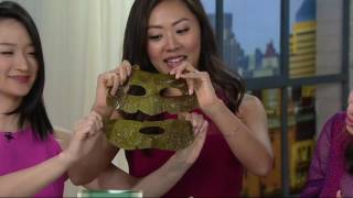 Whamisa Set of 5 Sea Kelp Sheet Masks by Glow Recipe on QVC [upl. by Anauqahs]