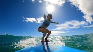 SURFING LESSONS IN WAIKIKI BEACH [upl. by Janenna]