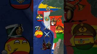 GUERRA HISPANOAMERICANA countryballs paises mapa historia curiosidades guerra [upl. by Lallage887]