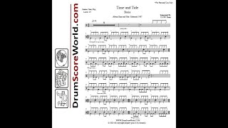 Drum Score  Basia  Time and Tide sample [upl. by Moht]