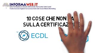 10 Cose che non sai sulla Certificazione ECDL  CON NOI ESAMI AICA ECDL ONLINE DAL PC DI CASA [upl. by Ateuqram465]