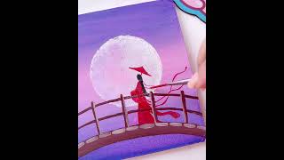 3 easy Art Ideas for Beginners  Mini Canvas Painting  Step by step tutorial painting [upl. by Aidiruy634]