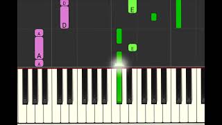 Adele Daydreamer piano tutorial medium [upl. by Skricki]