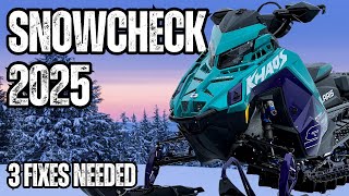 2025 Polaris SnowCheck \\ 3 Improvements Needed [upl. by Iong998]