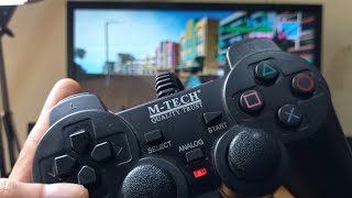 Gamepad USB Double MTECH  Joystick Murah Untuk Maen GTA PES FIFA dll  Review [upl. by Anitnatsnok]