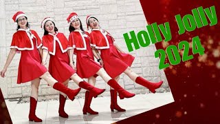 Holly Jolly 2024 Line Dance demo amp count [upl. by Ahsitahs]