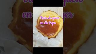 Tarta de queso en Air Fryer freidoradeaireairfryerrecipe ketoespañaqueso antiinflammatory [upl. by Anyad37]