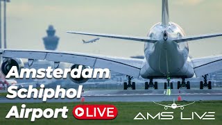 🔴 LIVE Departures followed by arrivals at Amsterdam Schiphol Airport [upl. by Currey]