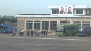 Engine startup of an Air Koryo Tu134 at Sondok Airport [upl. by Sion]