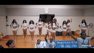 T4 Visuals  McKinley High Marching Band amp Pantherettes Homecoming 2022 Bandroom [upl. by Yesoj]