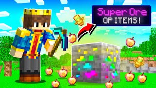 Minecraft But You Have Super OP ORES [upl. by Hasen]