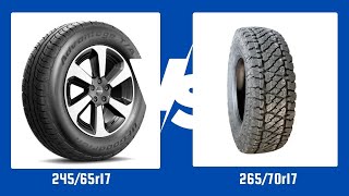 Tire Size 24565r17 vs 26570r17 [upl. by Jacobson736]