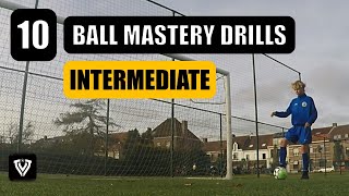 10 BALL MASTERY EXERCISES  U10  U11  U12  U13  U14  FOOTBALL  SOCCER  TRAINING  EXERCISE [upl. by Notfilc]