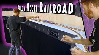 Building a Model Railroad Adding Lights Fascia amp Curtains [upl. by Gersham]