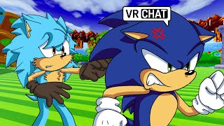 SONIC ENCOUNTERS HIS DAD JULES IN VR CHAT [upl. by Melly]