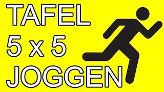 TAFEL VAN 5  REKENEN met meester Richard  tafeljoggen  flitsen  automatiseren  memoriseren [upl. by Ecirad]