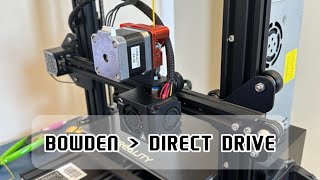 Transformação impressora 3D  Ender 3 era Bowden e virou Direct Drive [upl. by Douty330]