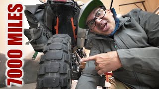 BEST MOTORCYCLE ADVENTURE TIRE  MOTOZ TRACTIONATOR ADVENTURE TIRE REVIEW [upl. by Godart]