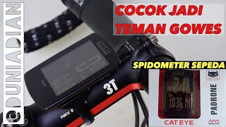 REVIEW SPIDOMETER SEPEDA CATEYE PADRONE BLACK EDITION CCPA100W  duniadianSEPEDAHAN 1 [upl. by Inger]