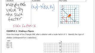 Math 8  27 Dilations [upl. by Ramsay]