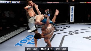 UFC 4 Cartwheel Kick KO [upl. by Eizdnil]