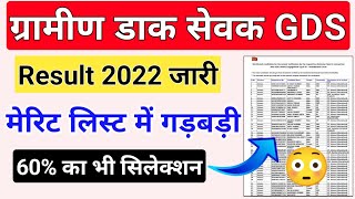 India Post GDS Result Merit List 2024  Download GDS Merit List Cut Off 2024  India Post Office [upl. by Oremar]