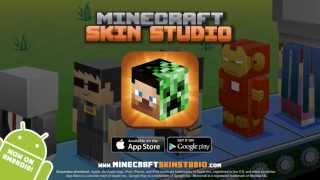 Minecraft Skin Studio  iOS and now Android [upl. by Ihc]