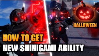 AUT Halloween Update How to get Shinigami Ability Unobtainable Ability in A Universal Time [upl. by Giffer]