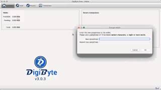 DGB wallet tutorial [upl. by Enitsenre339]