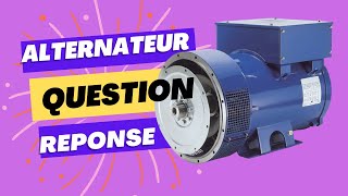 Alternateur question réponses [upl. by Niggem]