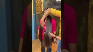 Long hair cut shortvideo youtubeshorts hairstyle haircut [upl. by Ahseela]