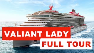 Virgin Voyages Valiant Lady  Full Cruise Ship Tour [upl. by Ahsinirt]