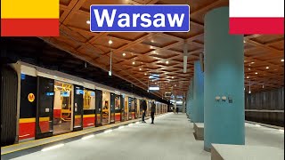 Poland Warsaw city metro 4K [upl. by Wira217]