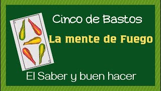 CINCO de BASTOS BARAJA ESPAÑOLA CURSO laritellez [upl. by Eihctir]