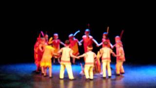 Les indiens  spectacle de rythmique  école Jacques Dalcroze  Nyon  22 [upl. by Brace]