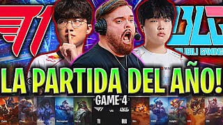 IBAI CASTEA LA MEJOR PARTIDA DEL MUNDIAL😱  T1 vs BLG Game 4 GRAN FINAL WORLDS 2024 IBAI ESPAÑOL [upl. by Feerahs429]