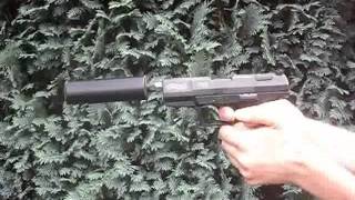 PAK Schreckschuss Walther P99  Schalldämpfer silencer [upl. by Nashner]