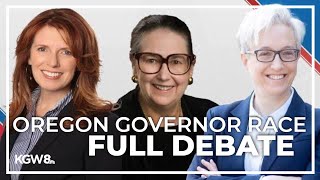 Candidates for Oregon governor meet for debate on KGW  Full debate [upl. by Malinda]