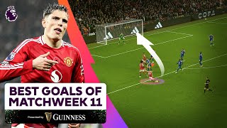 The BEST Goals of Matchweek 11  FT Garnacho Neto Salah and MORE [upl. by Tada]