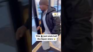 Man Steals Out LiquorStore🍾👀 shorts foryou reccomend suggest suggested explore fyp viral [upl. by Magas534]