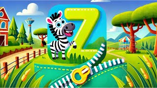 Alphabet Adventure 🦓🎢 Learn the Letter Z  Fun with Zebra Zoo and More [upl. by Geanine953]