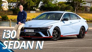 2024 Hyundai i30 SedanElantra N Review  Smallcar brilliance on road and track [upl. by Attenhoj]