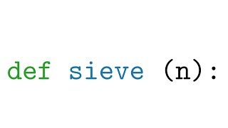 Das Sieb des Eratosthenes in Python [upl. by Gan]